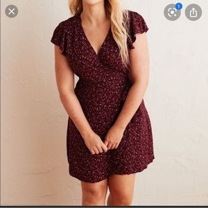 AERIE WRAP DRESS FLORAL